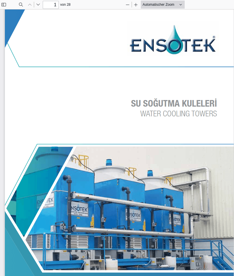 Ensotek catalog cover image