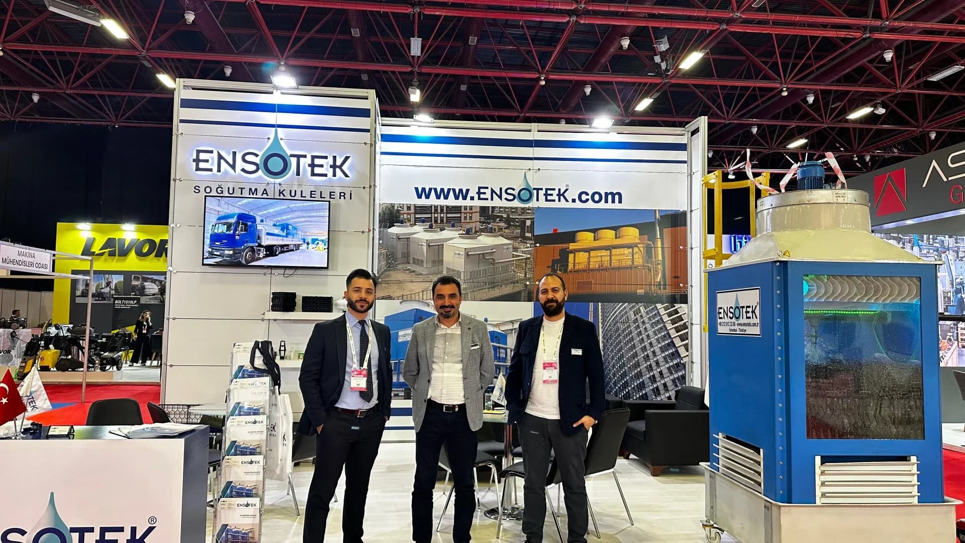 ENSOTEK Messestand auf der Hotel-Tech Antalya